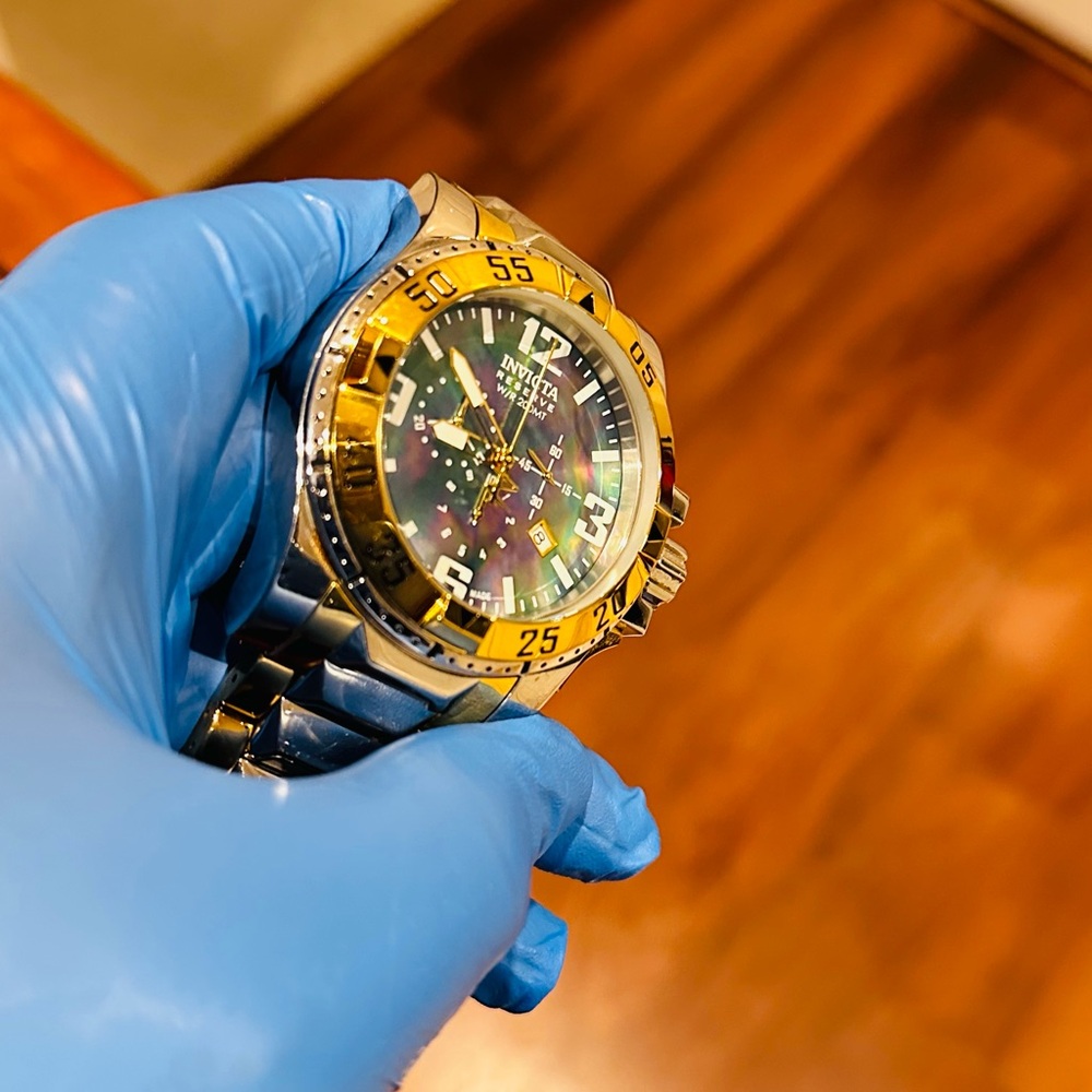 Invicta Reserve Excursion Gold and Silver High Polish watch. - Picture 8 of 17